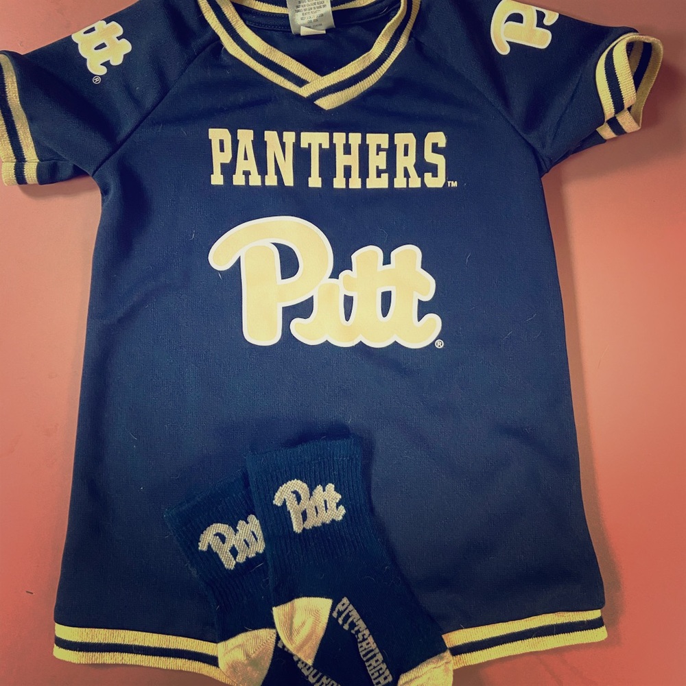Pittsburgh college 3-6 months romper and socks